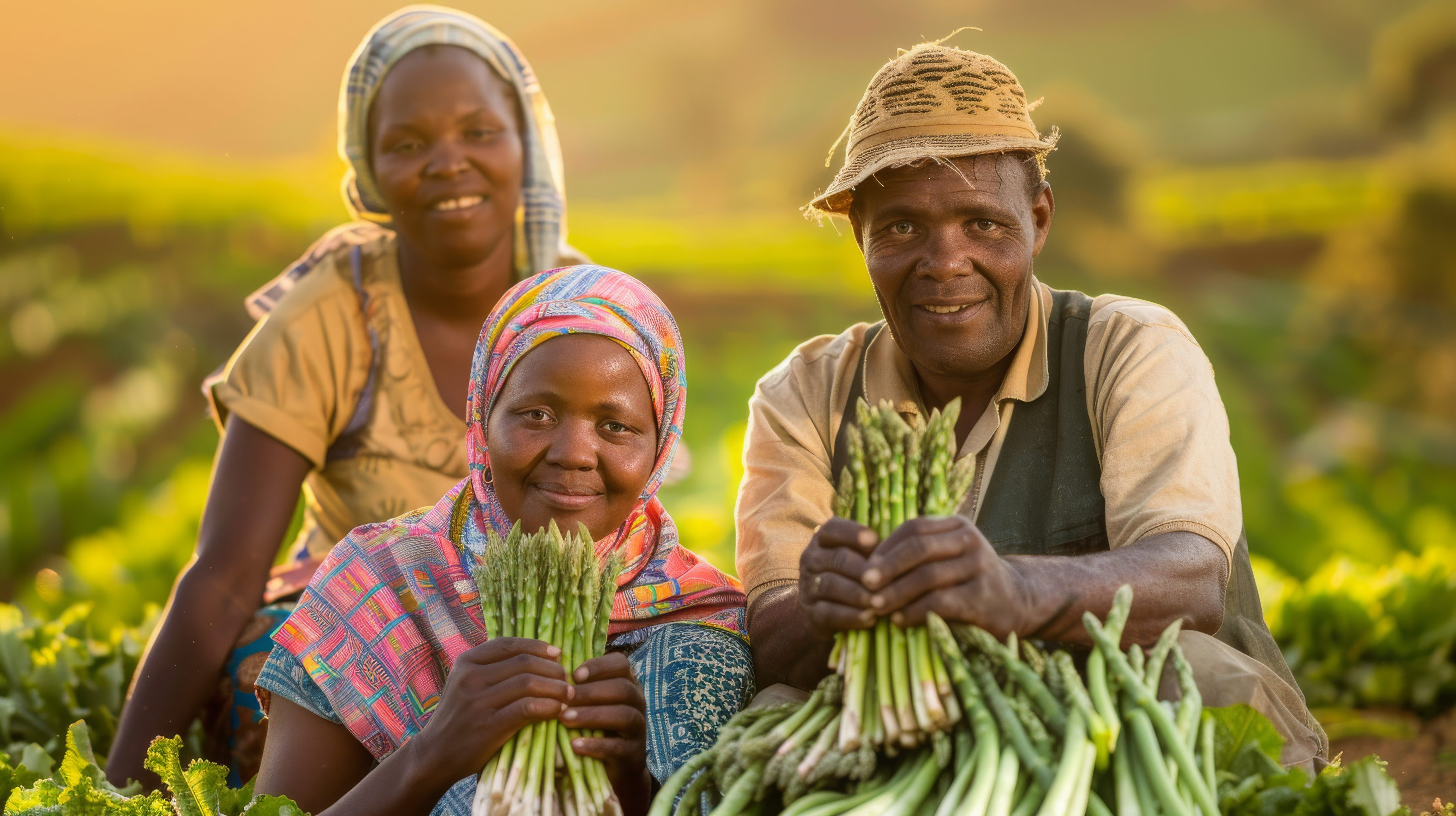 Farmers in the field